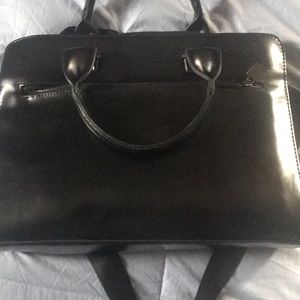 Black briefcase